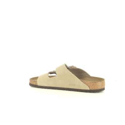 BIRKENSTOCK ARIZONA NATURAL LEATHER Marron