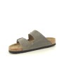 BIRKENSTOCK ARIZONA NATURAL LEATHER Kaki