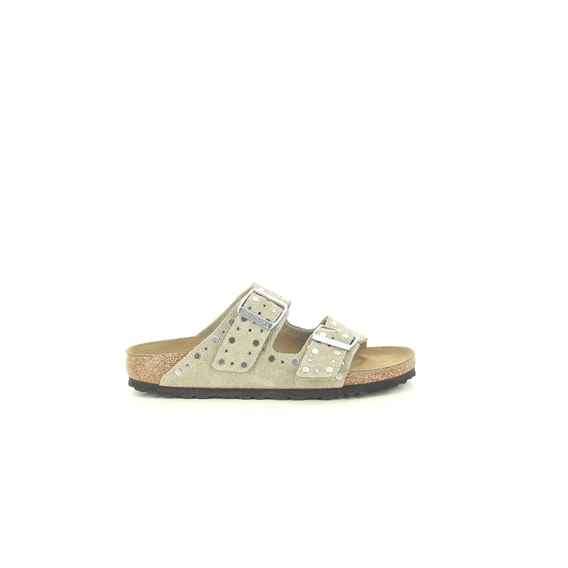 BIRKENSTOCK ARIZONA F RIVET BORDER Taupe