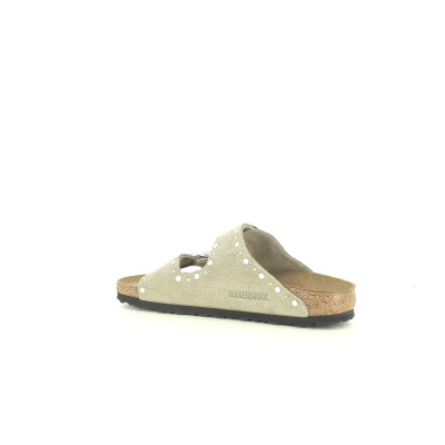BIRKENSTOCK ARIZONA F RIVET BORDER Taupe