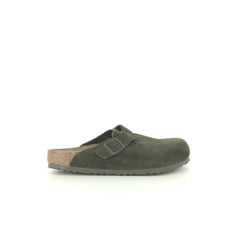 BIRKENSTOCK BOSTON SUEDE LEATHER Vert