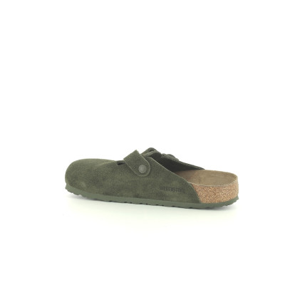 BIRKENSTOCK BOSTON SUEDE LEATHER Vert