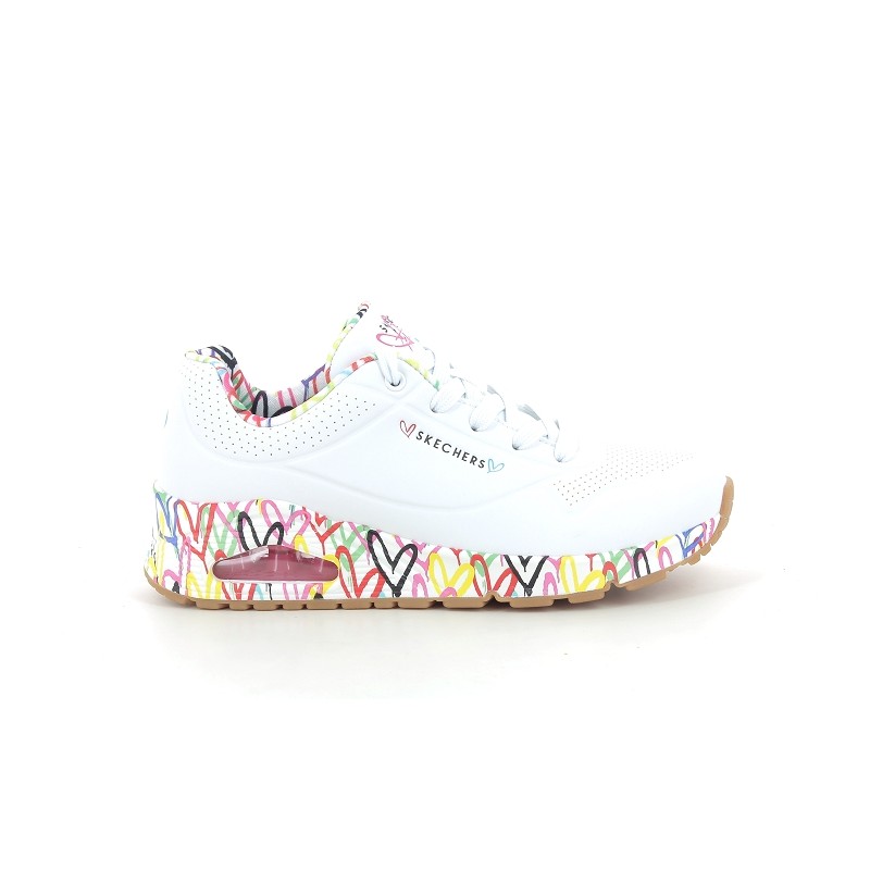 SKECHERS UNO LOVING LOVE Blanc