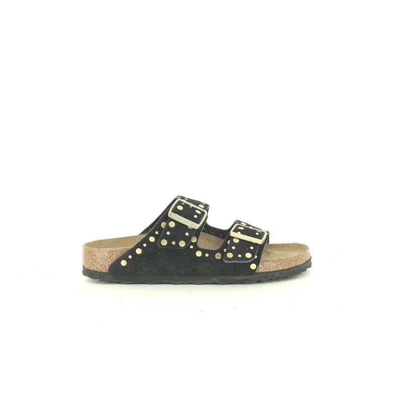 BIRKENSTOCK ARIZONA F RIVET BORDER Noir