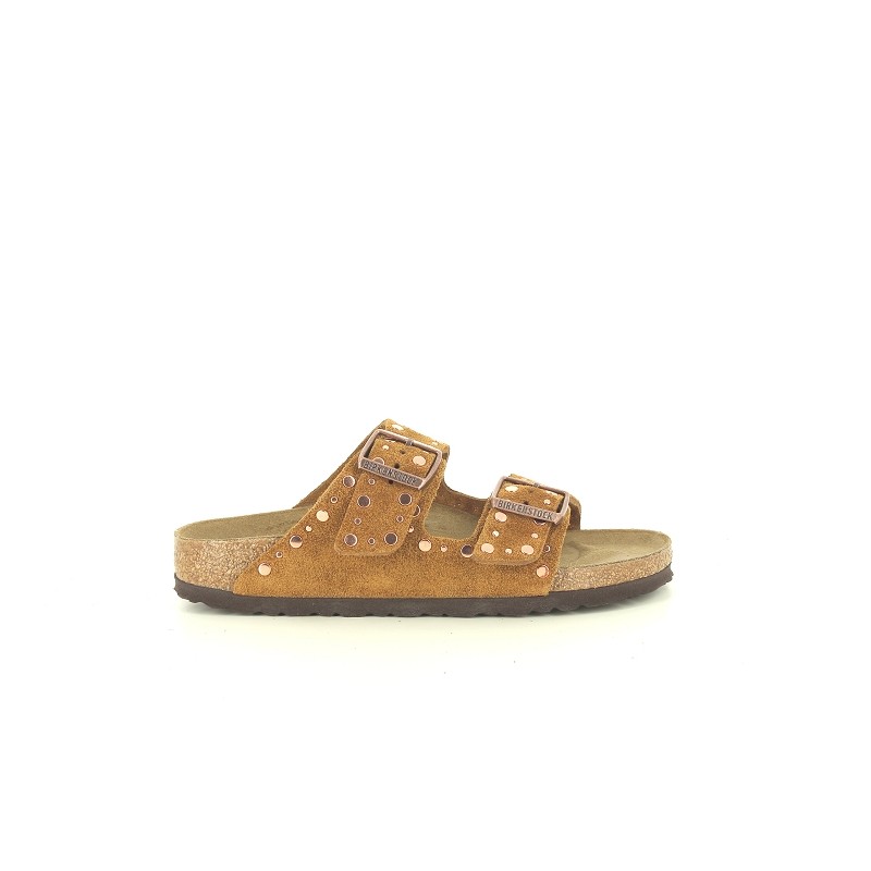 BIRKENSTOCK ARIZONA RIVET Marron