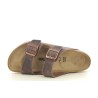 BIRKENSTOCK ARIZONA NATURAL LEATHER Marron