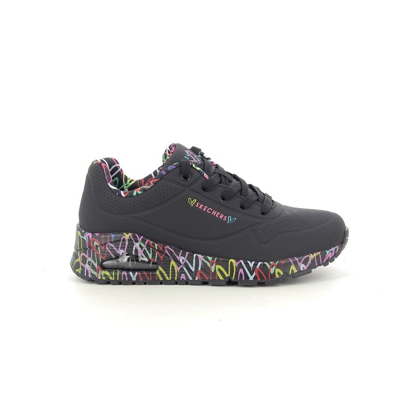 SKECHERS UNO LOVING LOVE Noir