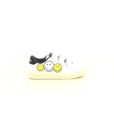 ADIDAS NEO ADVANTAGE SMILEY CF Blanc