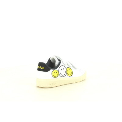 ADIDAS NEO ADVANTAGE SMILEY CF Blanc
