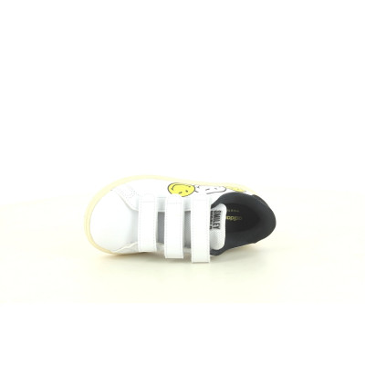 ADIDAS NEO ADVANTAGE SMILEY CF Blanc
