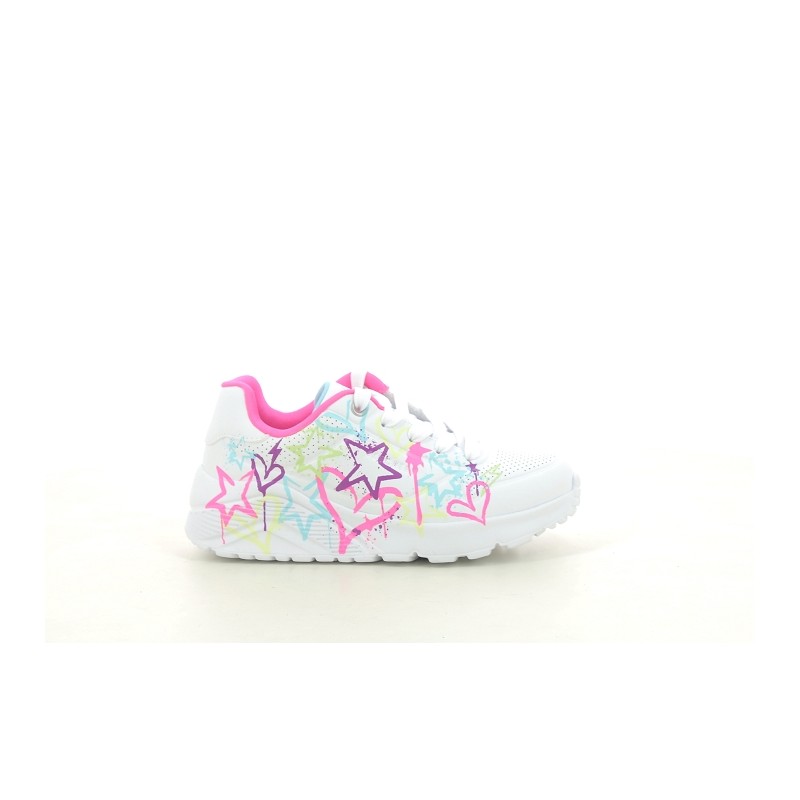 SKECHERS UNO LITE MY DRIP Blanc