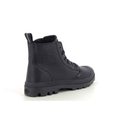 PALLADIUM PAMPA ZIP LEATHER ESS Noir
