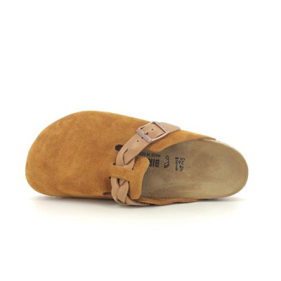 BIRKENSTOCK BOSTON BRAIDED Marron