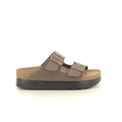 BIRKENSTOCK ARIZONA PAP FLEX PLATFORM Marron
