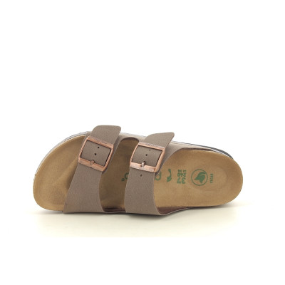 BIRKENSTOCK ARIZONA PAP FLEX PLATFORM Marron