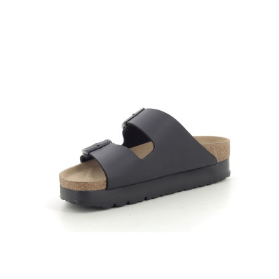 BIRKENSTOCK ARIZONA PAP FLEX PLATFORM Noir