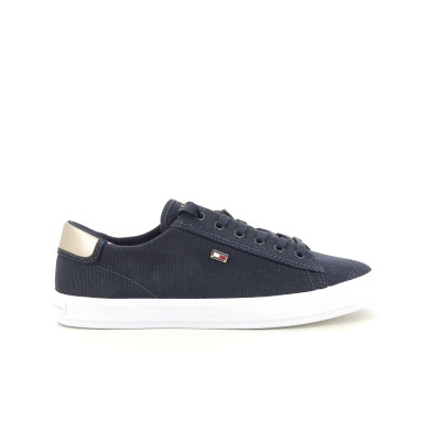 TOMMY HILFIGER VULC CANVAS LACE UP Noir