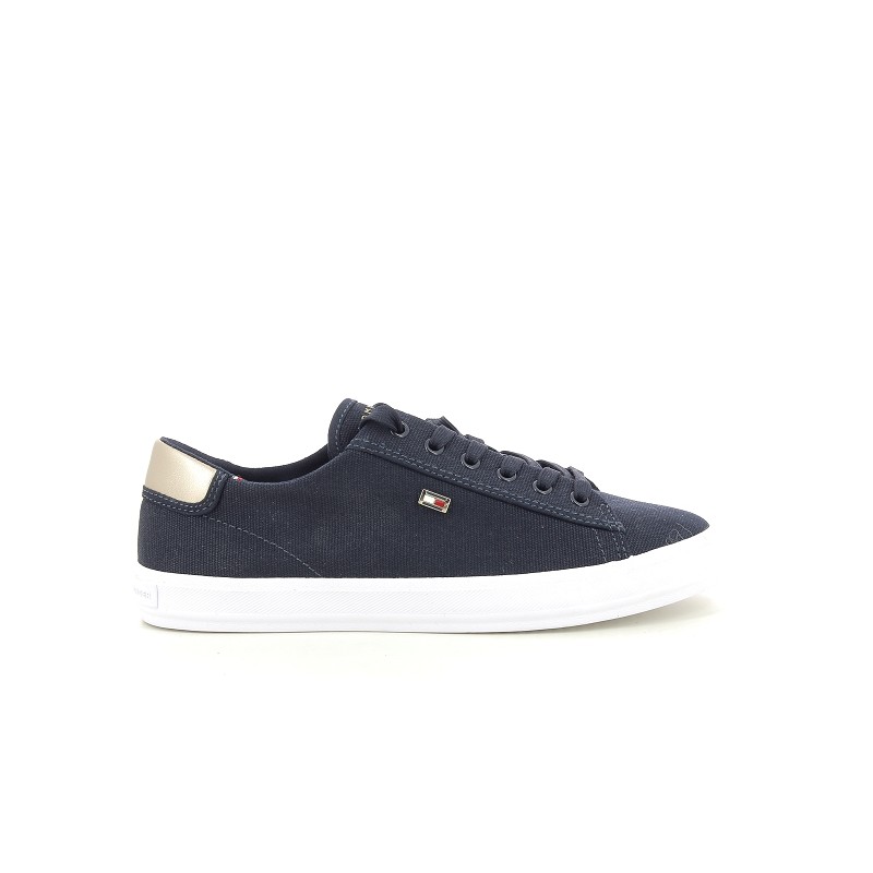 TOMMY HILFIGER VULC CANVAS LACE UP Noir