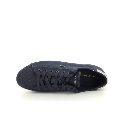 TOMMY HILFIGER VULC CANVAS LACE UP Noir