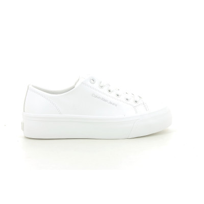 CALVIN KLEIN VULC FLATFORM LOW CV MG LHT Blanc