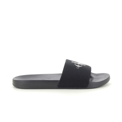 CALVIN KLEIN SLIDE MONOGRAM Noir