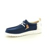 DUDE WALLY SUMMER LINEN Bleu
