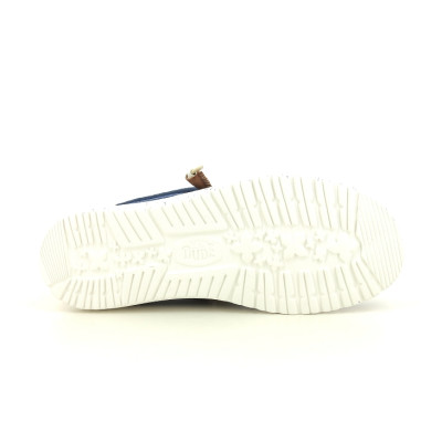 DUDE WALLY SUMMER LINEN Bleu