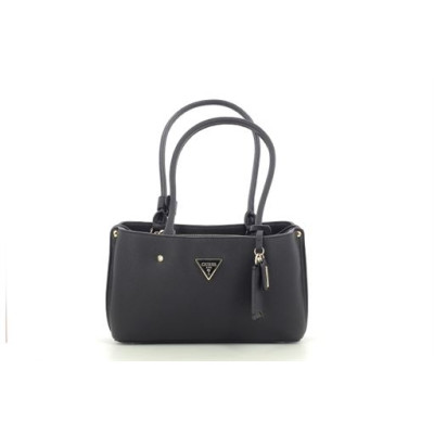 GUESS ACCESS MERIDIAN SHOULDER SATCHEL Noir