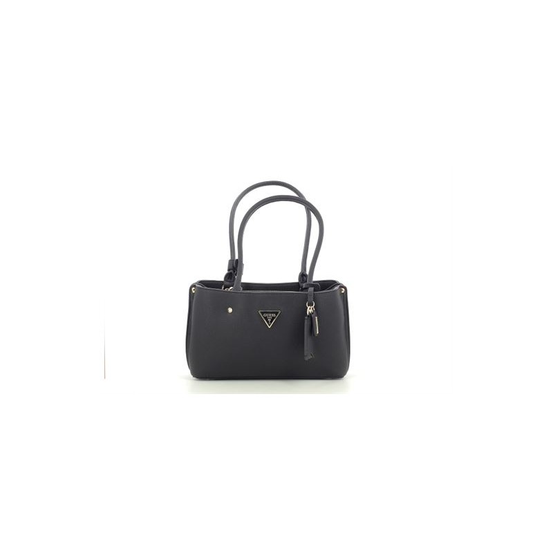 GUESS ACCESS MERIDIAN SHOULDER SATCHEL Noir