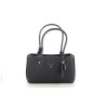 GUESS ACCESS MERIDIAN SHOULDER SATCHEL Noir