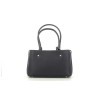 GUESS ACCESS MERIDIAN SHOULDER SATCHEL Noir