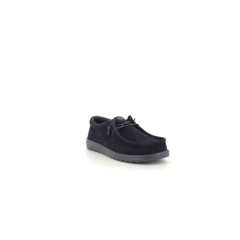 DUDE WALLY SUEDE Noir