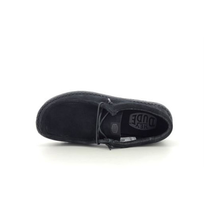 DUDE WALLY SUEDE Noir