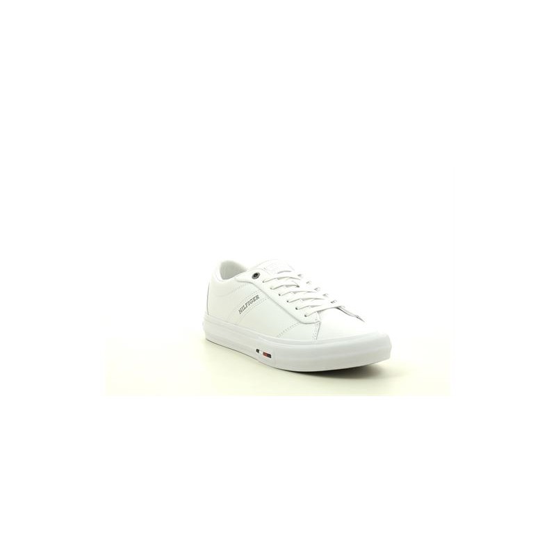 TOMMY HILFIGER TH HI VULC STREET Blanc