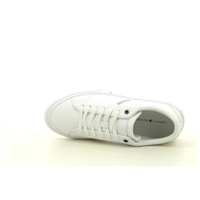 TOMMY HILFIGER TH HI VULC STREET Blanc