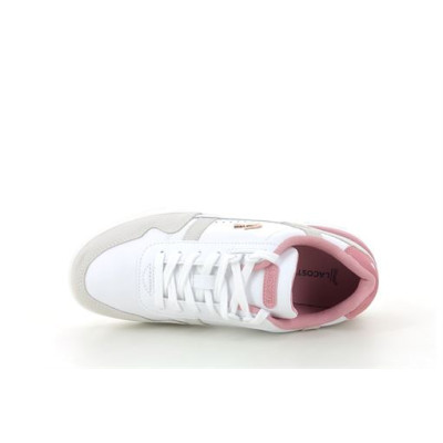 LACOSTE W T CLIP CONTRASTED COLLAR Blanc