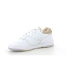 LACOSTE W LINESHOT CONTRASTED COLLAR LEATHER Blanc