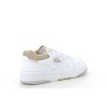 LACOSTE W LINESHOT CONTRASTED COLLAR LEATHER Blanc