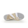 LACOSTE W LINESHOT CONTRASTED COLLAR LEATHER Blanc