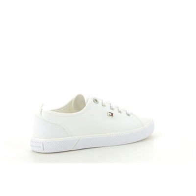 TOMMY HILFIGER VULC CANVAS SNEAKERS Blanc