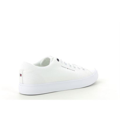TOMMY HILFIGER TH HI VULC LOW CANVAS Blanc
