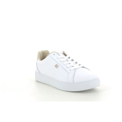 TOMMY HILFIGER ESSENTIAL COURT SNEAKER Blanc