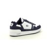 LACOSTE T CLIP LEATHER SNEAKERS Blanc