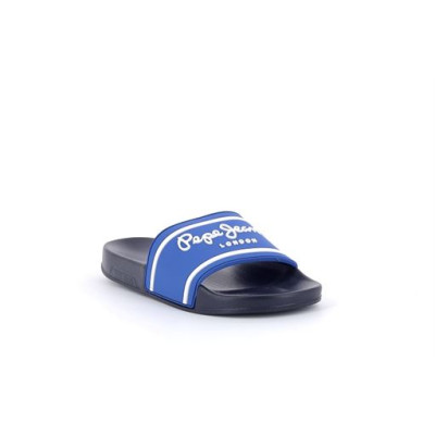 PEPE JEANS SLIDER LOGO JR Bleu