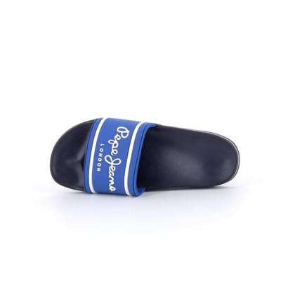 PEPE JEANS SLIDER LOGO JR Bleu