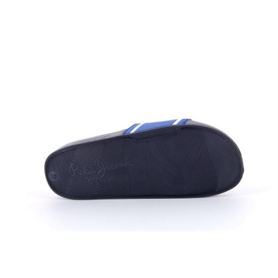 PEPE JEANS SLIDER LOGO JR Bleu