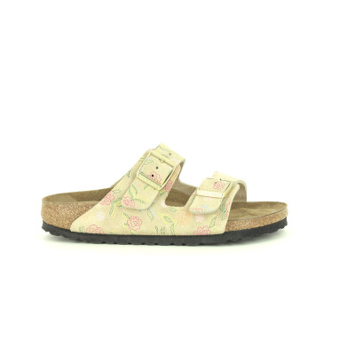 BIRKENSTOCK ARIZONA SUEDE FLOWER Rose