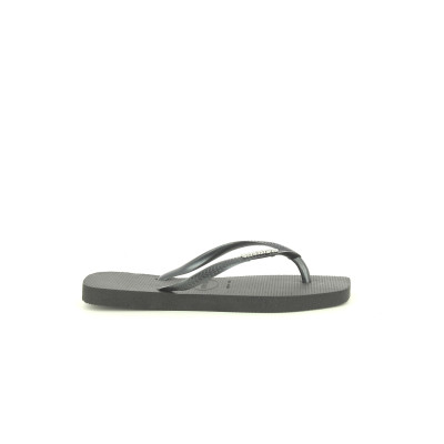 HAVAIANAS SQUARE LOGO METAL Noir