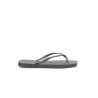 HAVAIANAS SQUARE LOGO METAL Noir