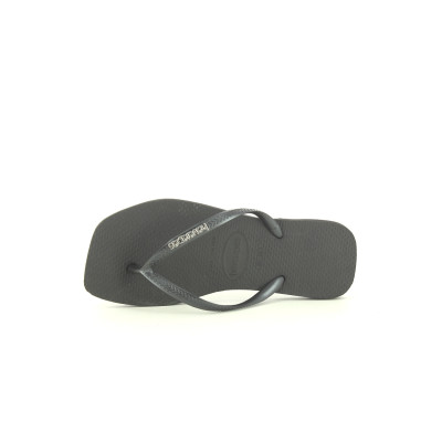 HAVAIANAS SQUARE LOGO METAL Noir